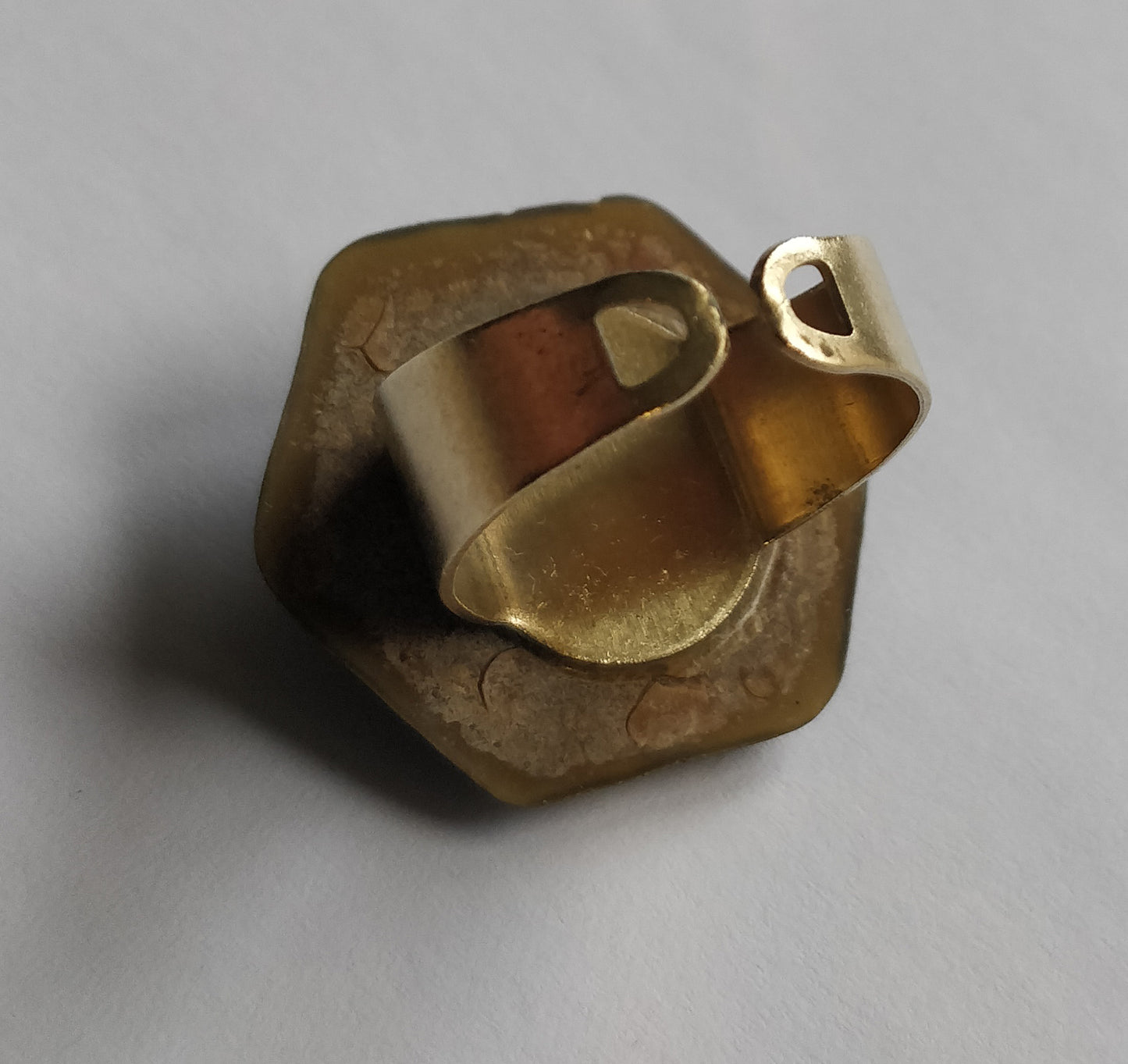 Art.No. 30502-0003 Brass Button Ring