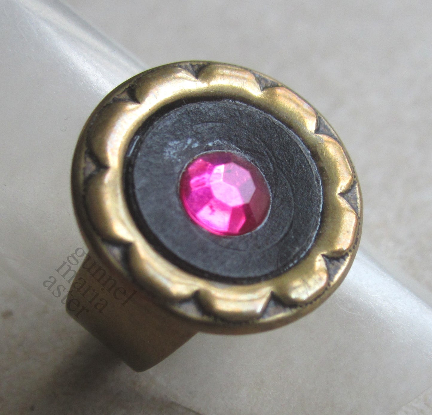 Art.No. 30502-0005 Brass Button Ring