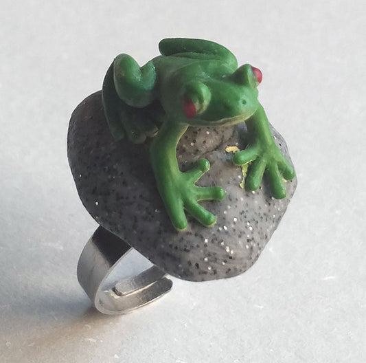 Art.No. 30807-0009 Frog Ring